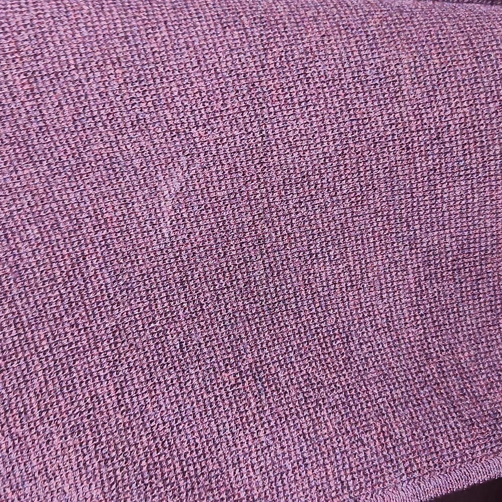 Eileen Fisher Deep Plum Knit Open Cardigan Top - Picture 12 of 12